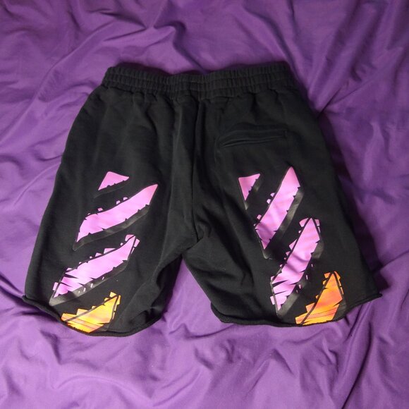 Off-White 2013 LG-425 Main Label OMAA038R20185004 100% Cotton Size M Shorts - Picture 10 of 13